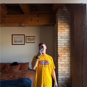 Yellow Graphic Minnesota Tee